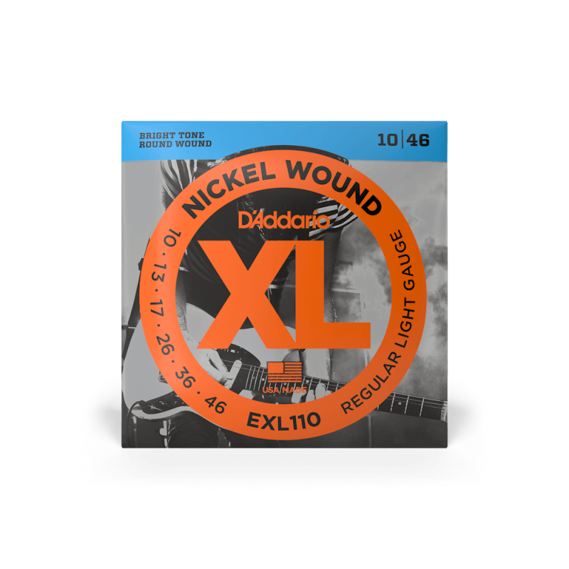 D'Addario EXL110 Nickel Wound, Regular Light, 10-46