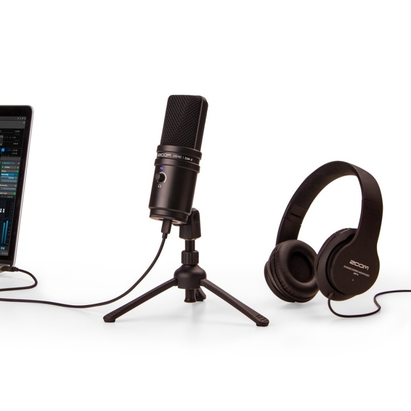 ZUM-2PMP - KIT PODCAST USB CON MICROFONO USB/CAVO/CUFFIE/TREPPIEDE