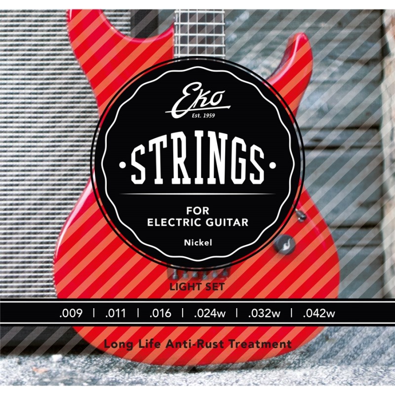 EKO GUITARS - CORDE CHITARRA ELETTRICA 9-42 EXTRA LIGHT SET/6