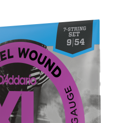 D' ADDARIO EXL120-7 Nickel Wound, 7-String, Super Light, 09-54