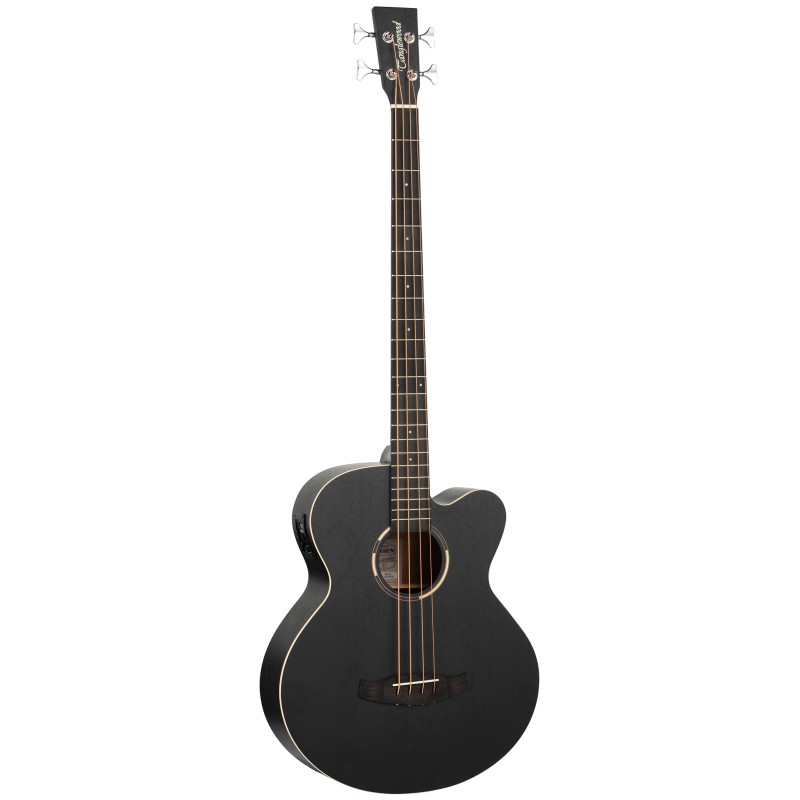 TANGLEWOOD TWBB AB - BASSO ACUSTICO ELETTRIFICATO - BLACK OPEN PORE SATIN