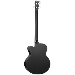 TANGLEWOOD TWBB AB - BASSO ACUSTICO ELETTRIFICATO - BLACK OPEN PORE SATIN