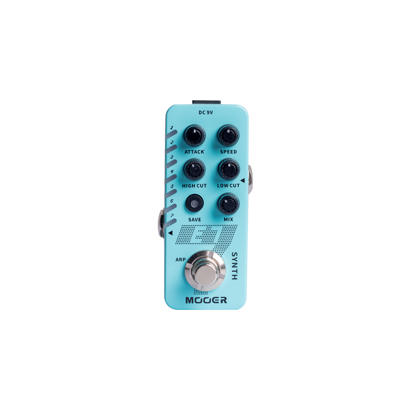 MOOER E 7 Polyphonic Guitar Synth Pedal